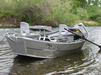 Feather River fly fishing guide boat